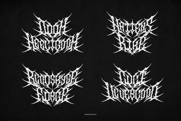 Skyreaper Font PNG with transparent background - Preview 4