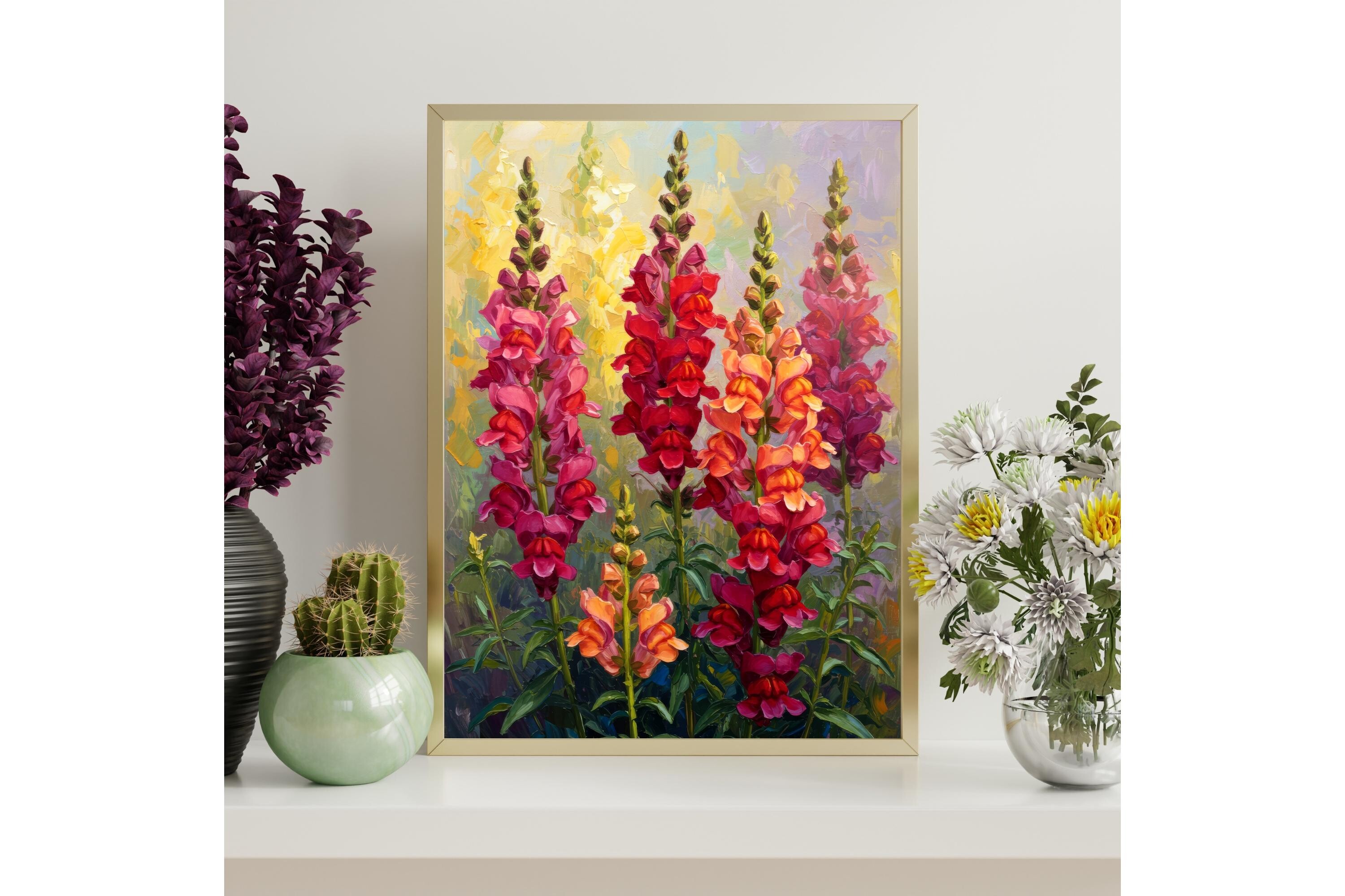 Snapdragon Flower Printable Wall Art