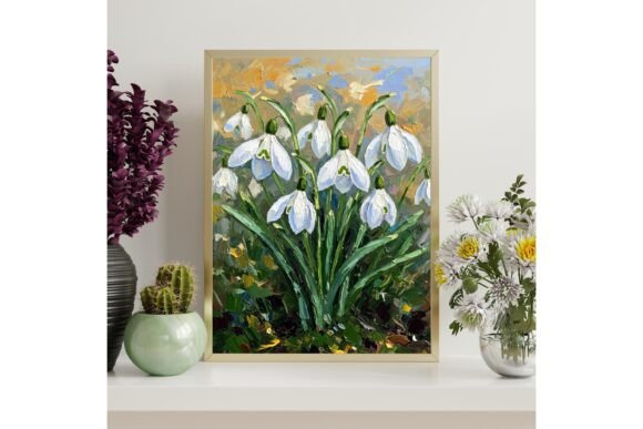Snowdrop Flower Printable Wall Art
