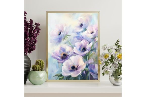 Soft Purple Anemone Printable Wall Art
