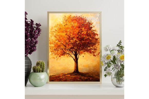 Autumn Maple Tree Wall Art