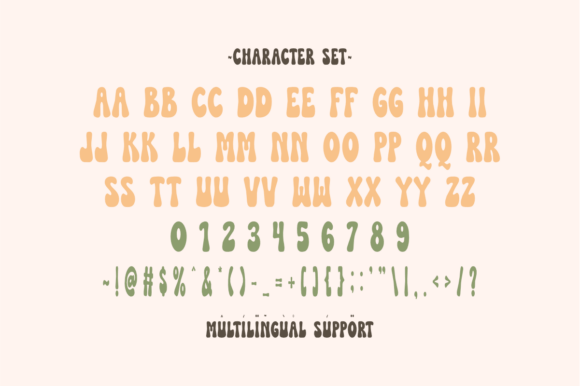 Beach Flower Font - Preview 1