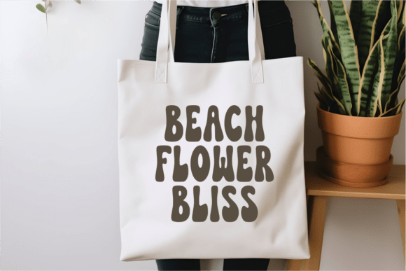 Beach Flower Font - Preview 5
