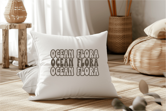 Beach Flower Font - Preview 6
