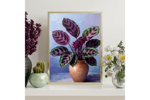 Calathea Prayer Plant Printable Wall Art