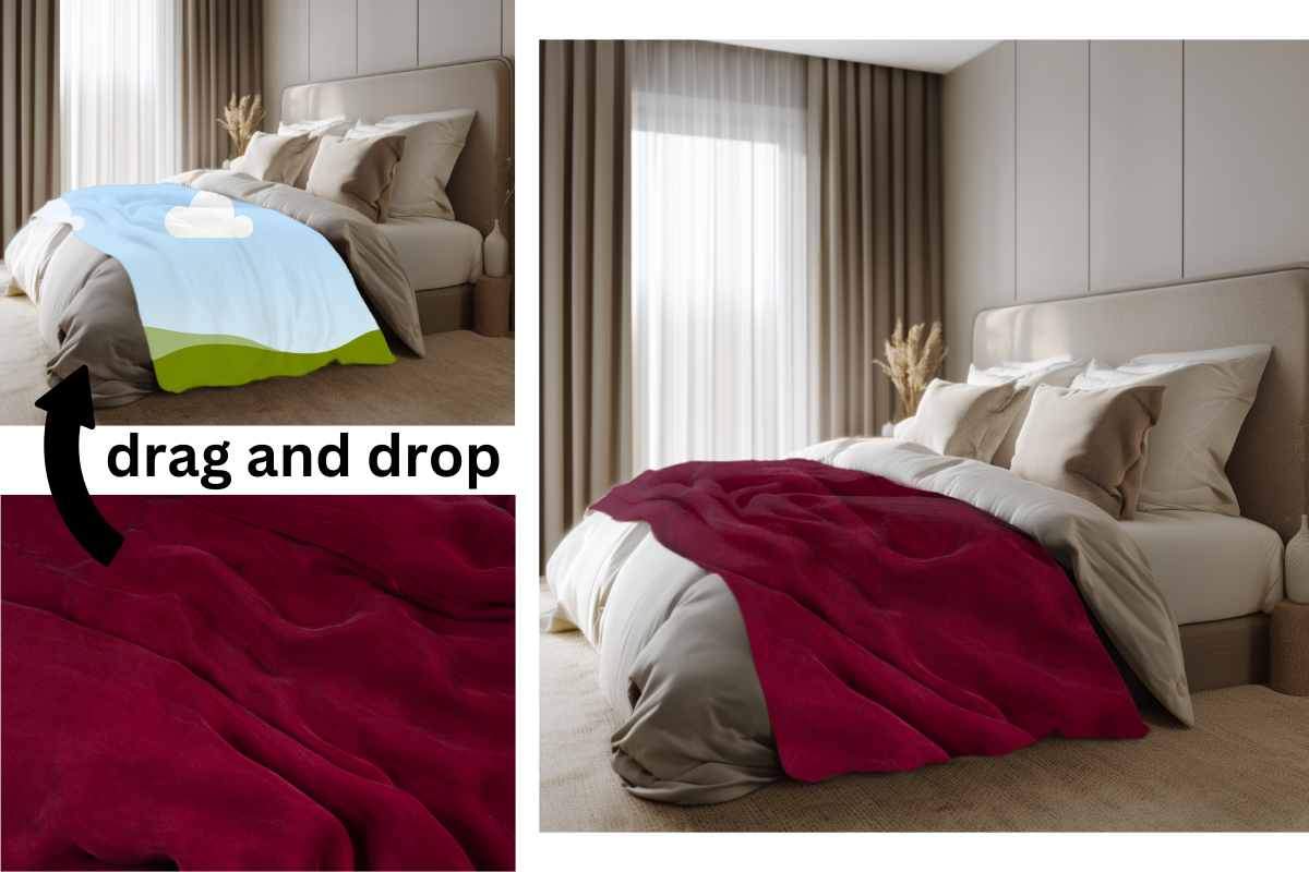 Canva Throw Blanket Frame Graphic by LuxXpression · Creative Fabrica