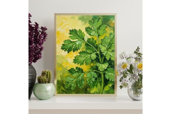 Cilantro Herb Printable Wall Art
