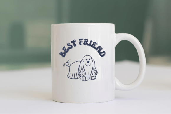 Cute Dog Doodles Font PNG with transparent background - Preview 4