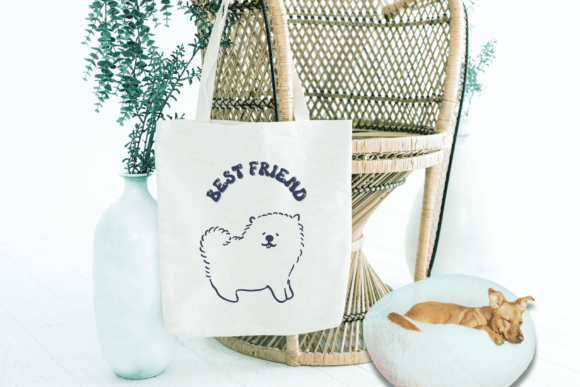 Cute Dog Doodles Font PNG with transparent background - Preview 5