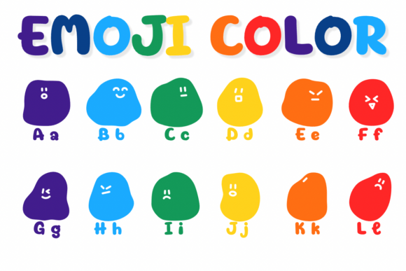 Emoji Color Font - Preview 1