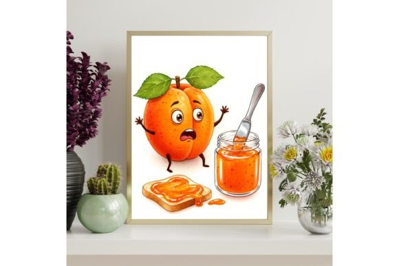 Funny Apricot Jam Printable Wall Art