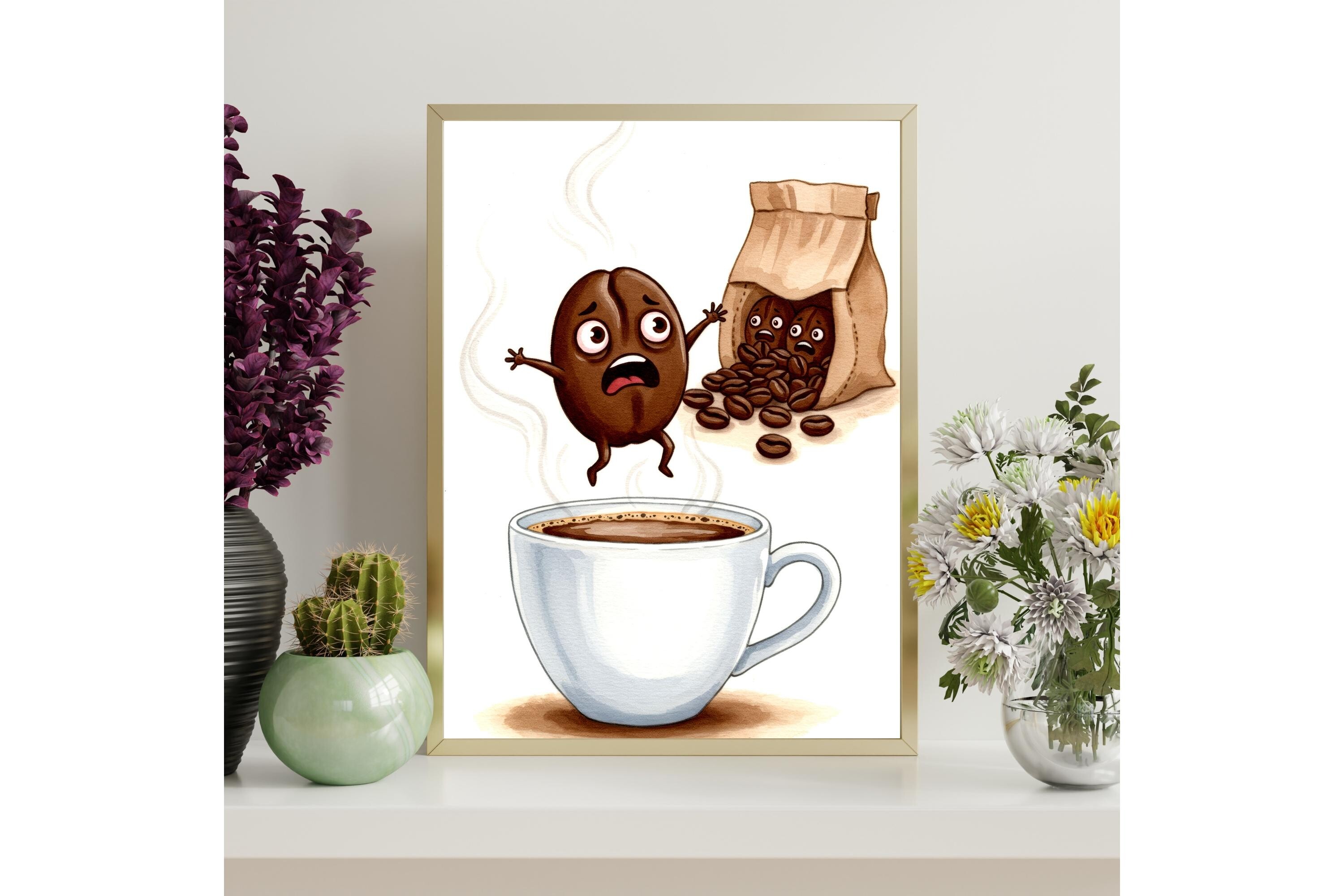 Funny Coffee Printable Wall Art