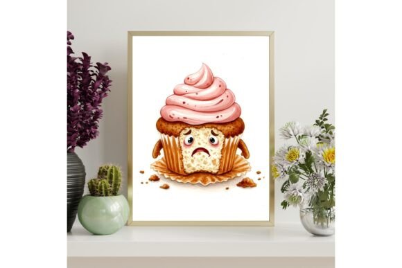 Funny Cupcake Printable Wall Art
