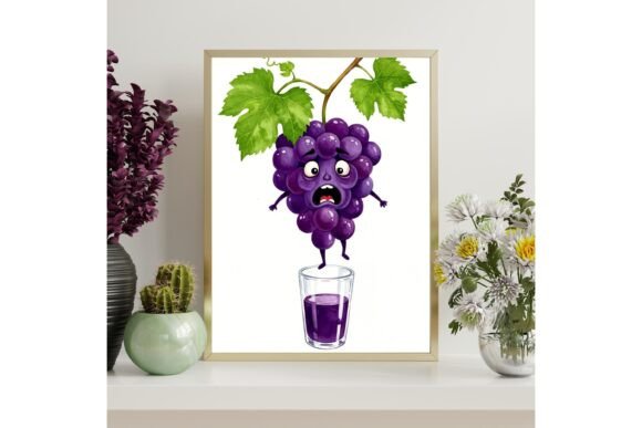 Funny Grape Printable Wall Art