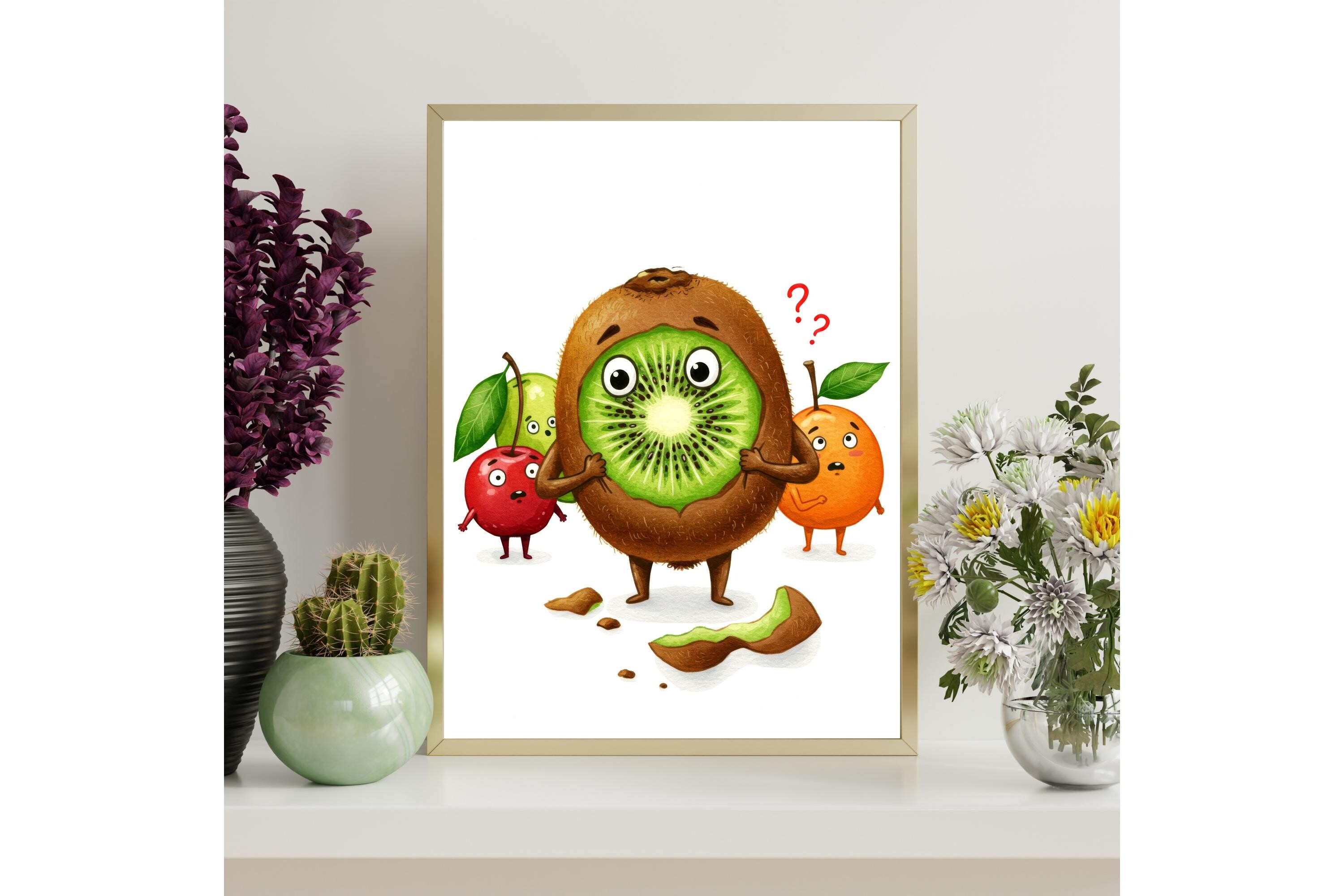 Funny Kiwi Printable Wall Art