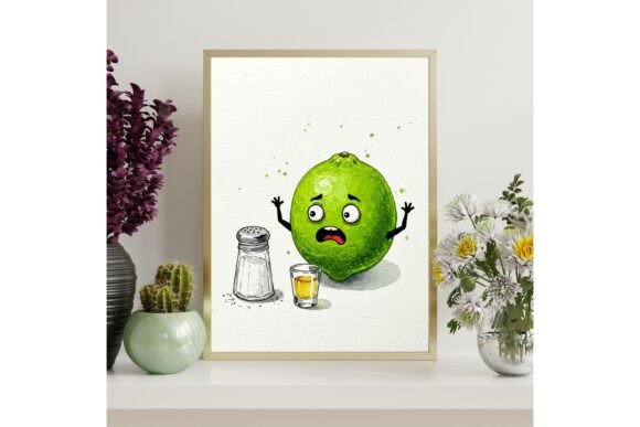 Funny Lime Printable Wall Art