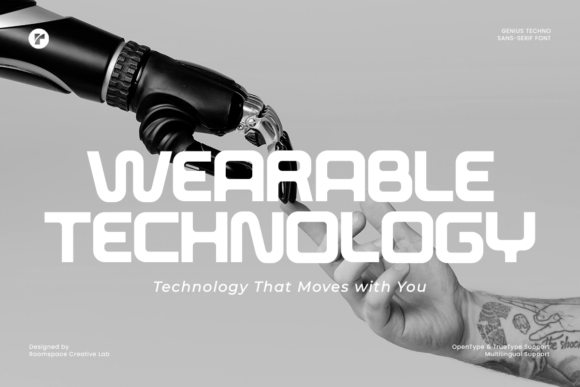 Genius Techno Font - Preview 4