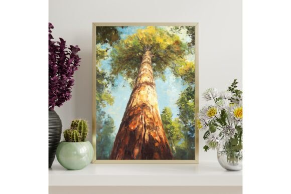 Giant Redwood Tree Printable Wall Art