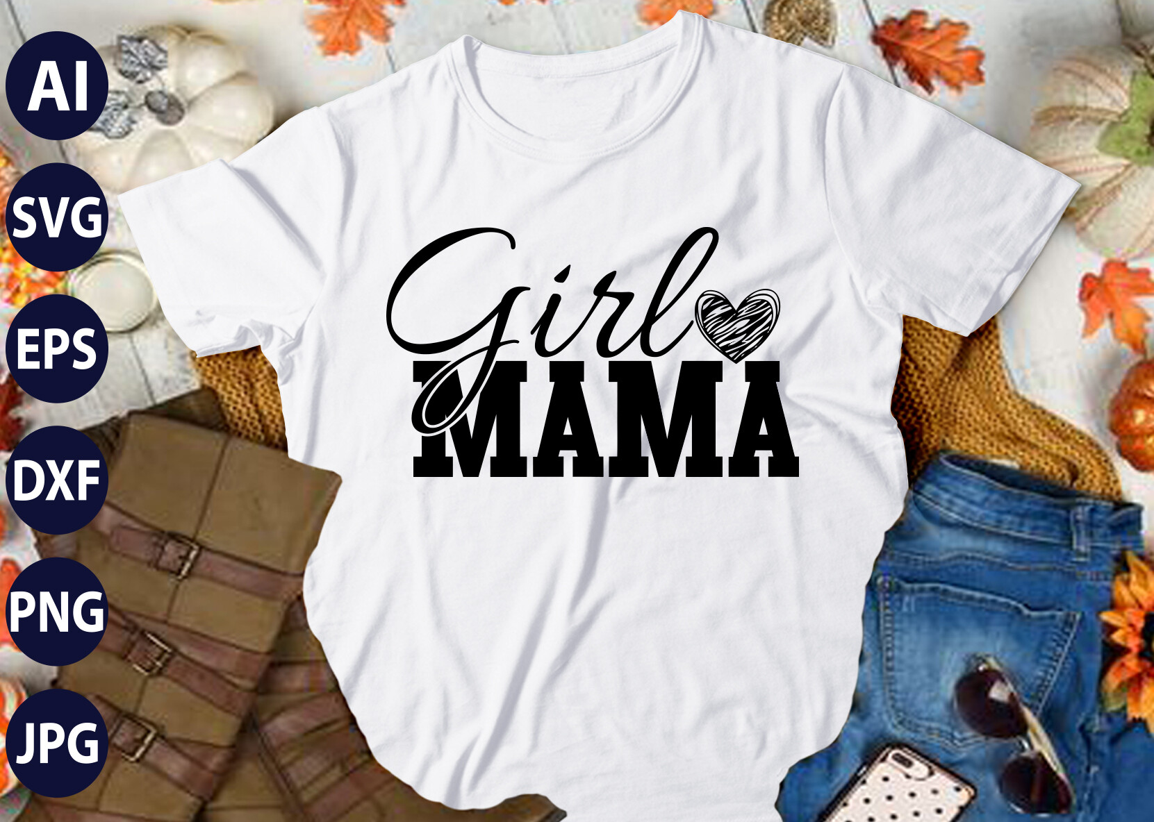 Girl Loved MAMA Coquette Front SVG Graphic by farha · Creative Fabrica