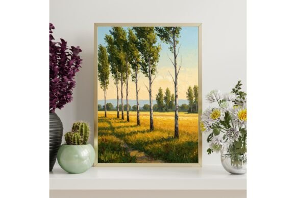 Golden Wheat Field Printable Wall Art
