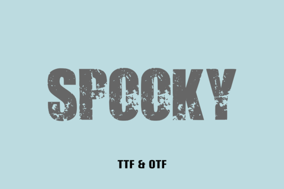 Grunge Horror Font - Preview 1