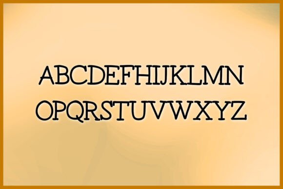 Hand Serif Font - Preview 1