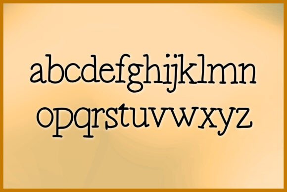 Hand Serif Font - Preview 2