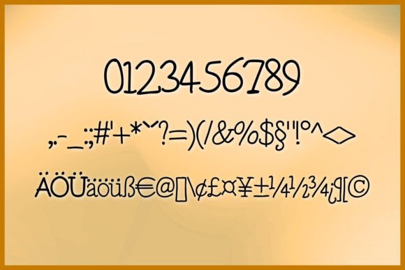 Hand Serif Font - Preview 3