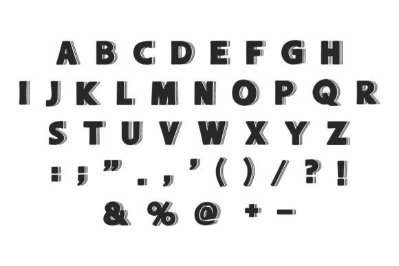 Hoki Dog Font PNG with transparent background - Preview 6