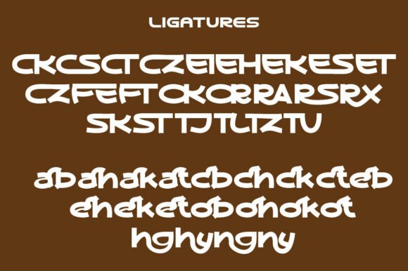 Nando Font PNG with transparent background - Preview 4