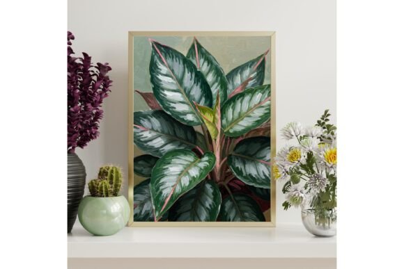 Printable Aglaonema Chinese Evergreen
