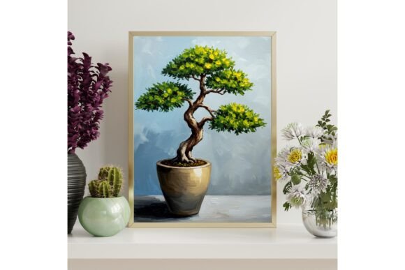 Printable Bonsai Tree Wall Decor