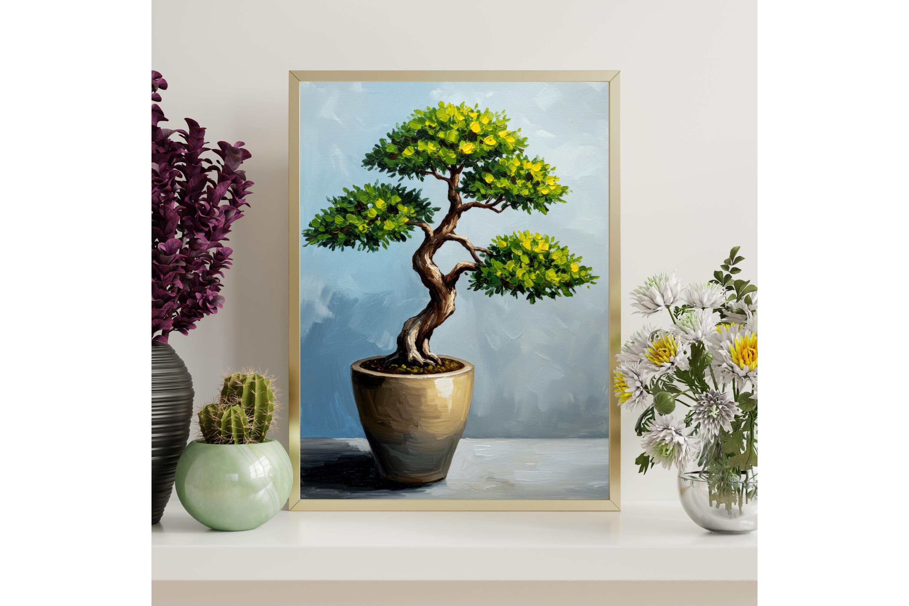 Printable Bonsai Tree Wall Decor
