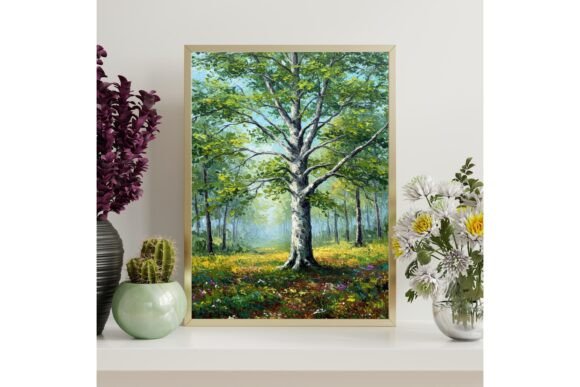 Printable Majestic Beech Tree Wall Art