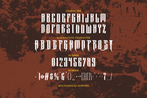 Remmaq Font PNG with transparent background - Preview 6