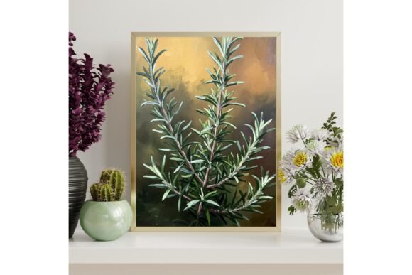Rosemary Botanical Print for Wall Decor