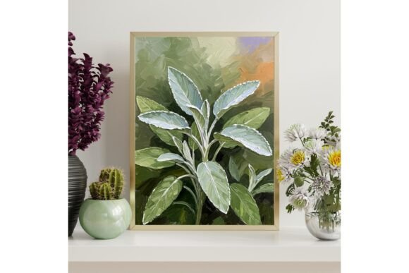 Sage Herb Botanical Print - Decor