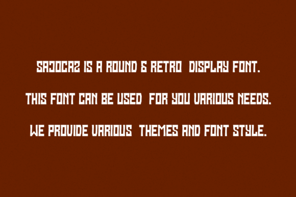 Sajocaz Font PNG with transparent background - Preview 3