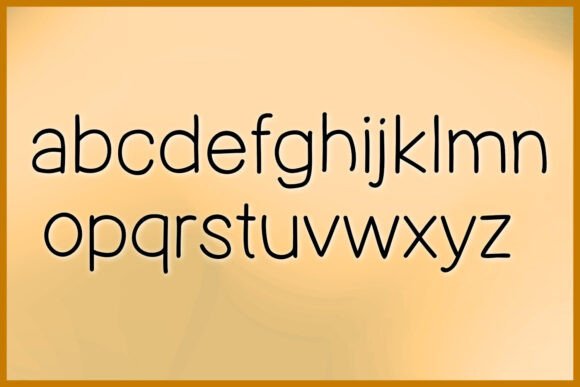 Sans Stroke Font PNG with transparent background - Preview 2