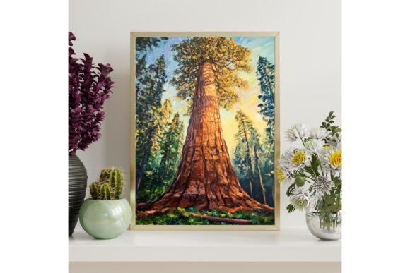 Sequoia Tree Printable Wall Art