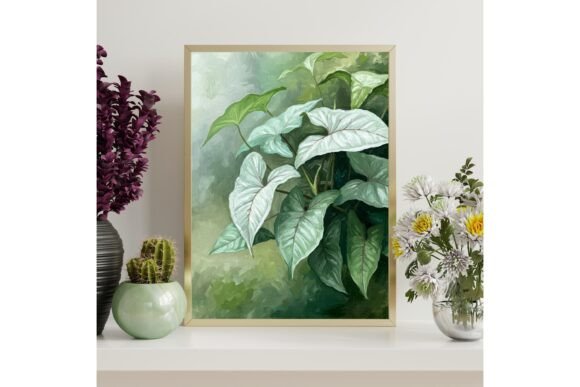 Syngonium Plant Printable Wall Art