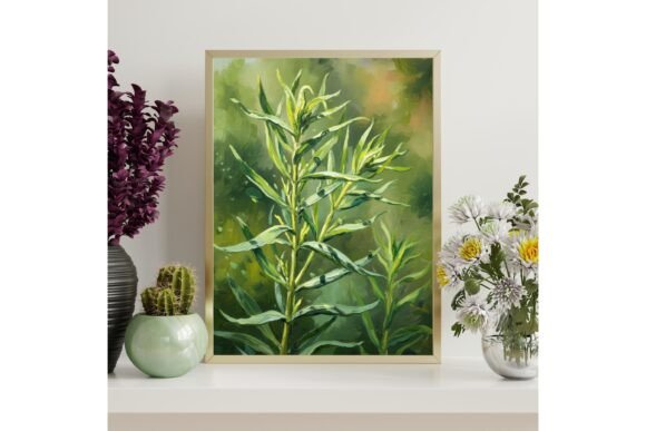 Tarragon Herb Printable Wall Art
