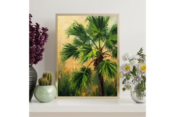 Tropical Areca Palm Wall Art