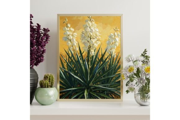 Yucca Blossom Wall Art Print