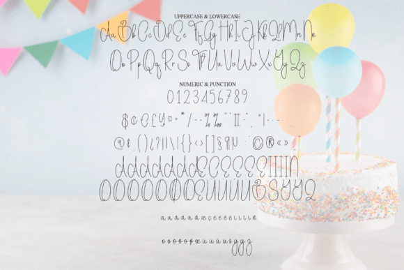 Birthday Font - Preview 6