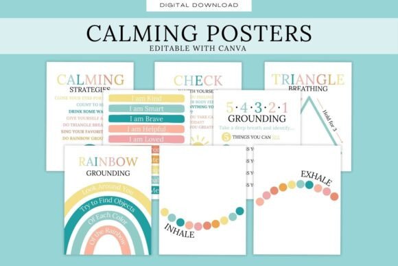 Calming Posters-CFT1-Canva Template
