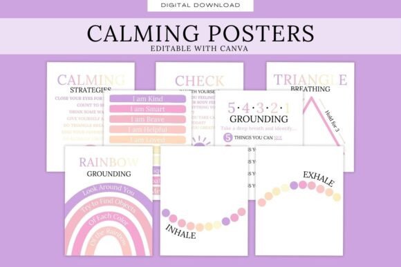 Calming Posters-CFT3-Canva Template