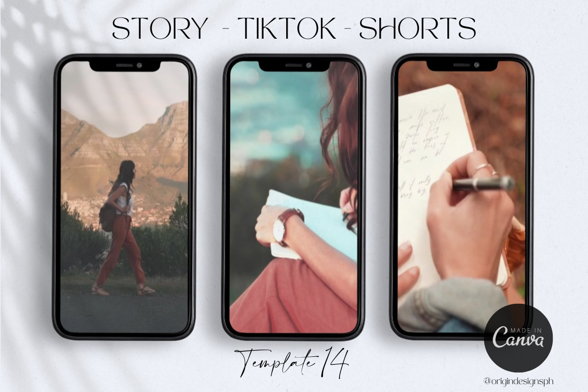 Canva Stories TikTok Shorts Template Style 01