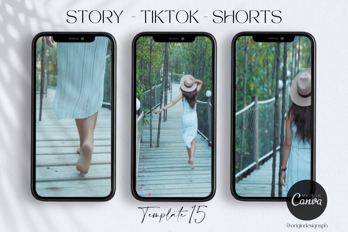 Canva Stories TikTok Shorts Template Style 02