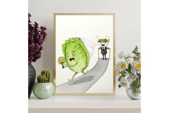 Funny Lettuce Wedding Printable Decor
